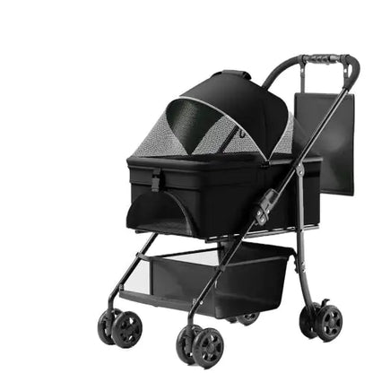 PetEase 2-in-1 Folding Dog Stroller