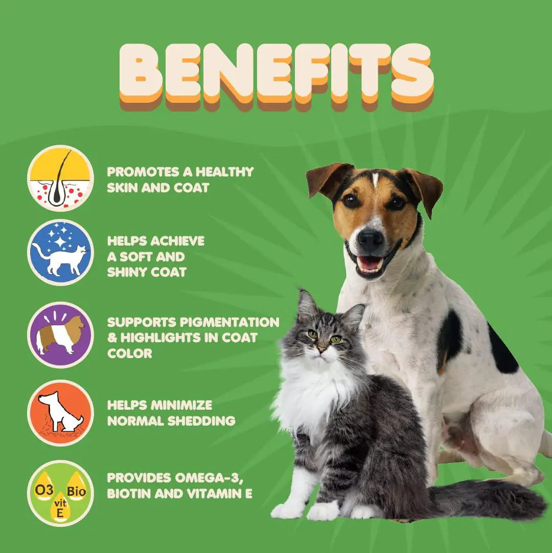 Makondo Pets Skin & Coat Supplement