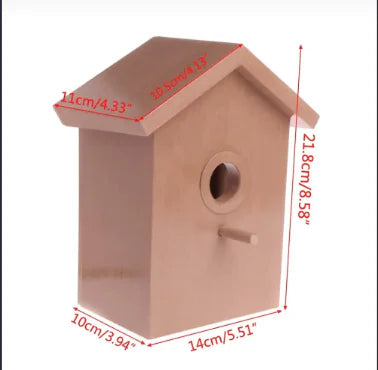 NatureNest Wooden Bird House