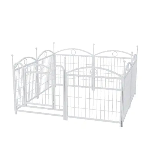 PurePaws 24-Inch 8-Panel Metal Dog Playpen