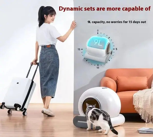 LitterLux Smart Cat Litter Box