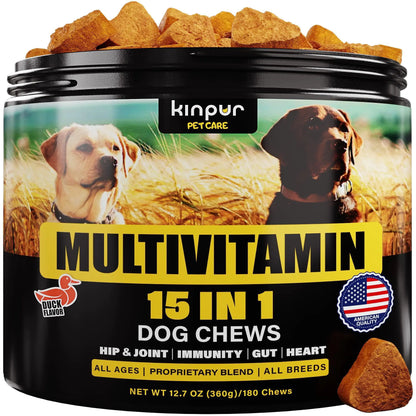 Kinpur Petcare 15-in-1 Multivitamin Duck Chews