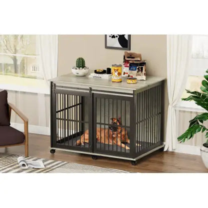 LuxePaws Sliding Door Dog Cage