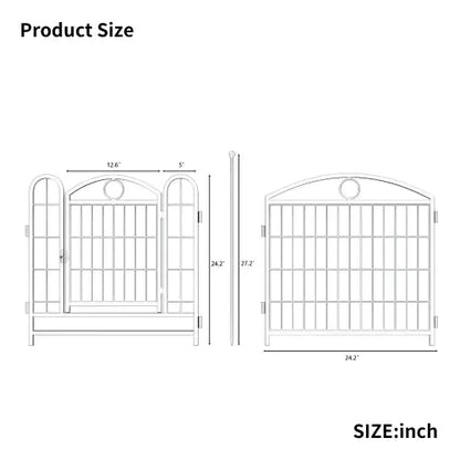 PurePaws 24-Inch 8-Panel Metal Dog Playpen