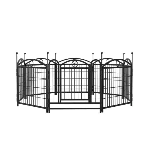 SafePaws 24-Inch 8-Panel Metal Dog Playpen