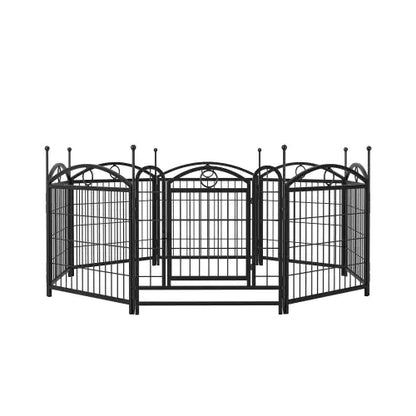 SafePaws 24-Inch 8-Panel Metal Dog Playpen