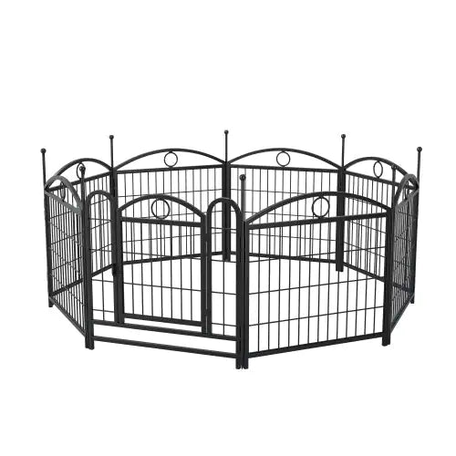 SafePaws 24-Inch 8-Panel Metal Dog Playpen