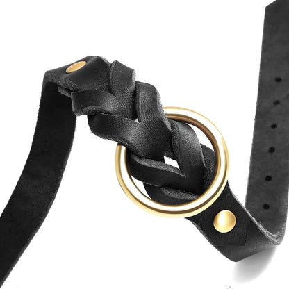 SwiftStyle Leather-Like Quick Release Collar and Leash Set