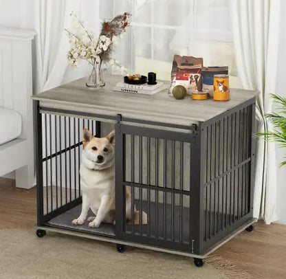 LuxePaws Sliding Door Dog Cage