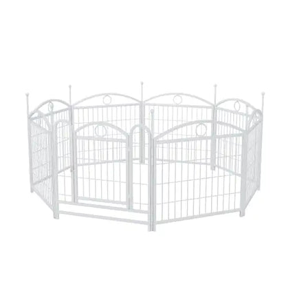 PurePaws 24-Inch 8-Panel Metal Dog Playpen