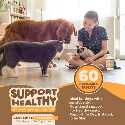 Makondo Pets Bacon-Flavored Skin & Coat Supplement