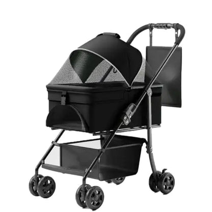 PetEase 2-in-1 Folding Dog Stroller