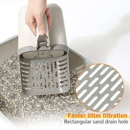 LitterMaster 2-in-1 Cat Litter Scooper & Trash Can