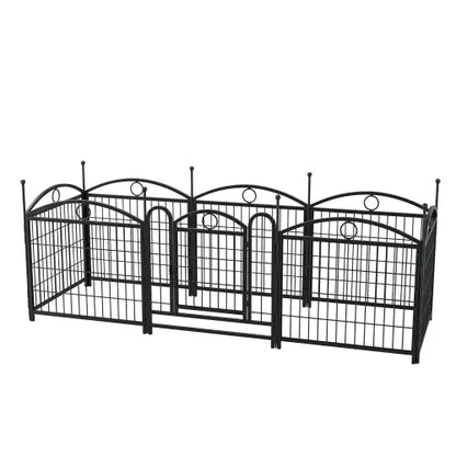 SafePaws 24-Inch 8-Panel Metal Dog Playpen