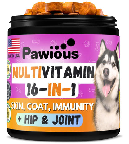 Pawious 16-in-1 Multivitamin Chews for Dogs