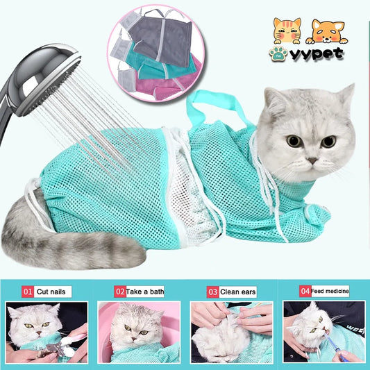 PurrfectCare Cat Grooming Net Bag